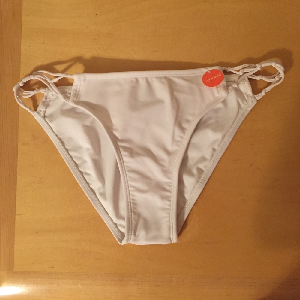 White Forever 21 Bikini Bottoms